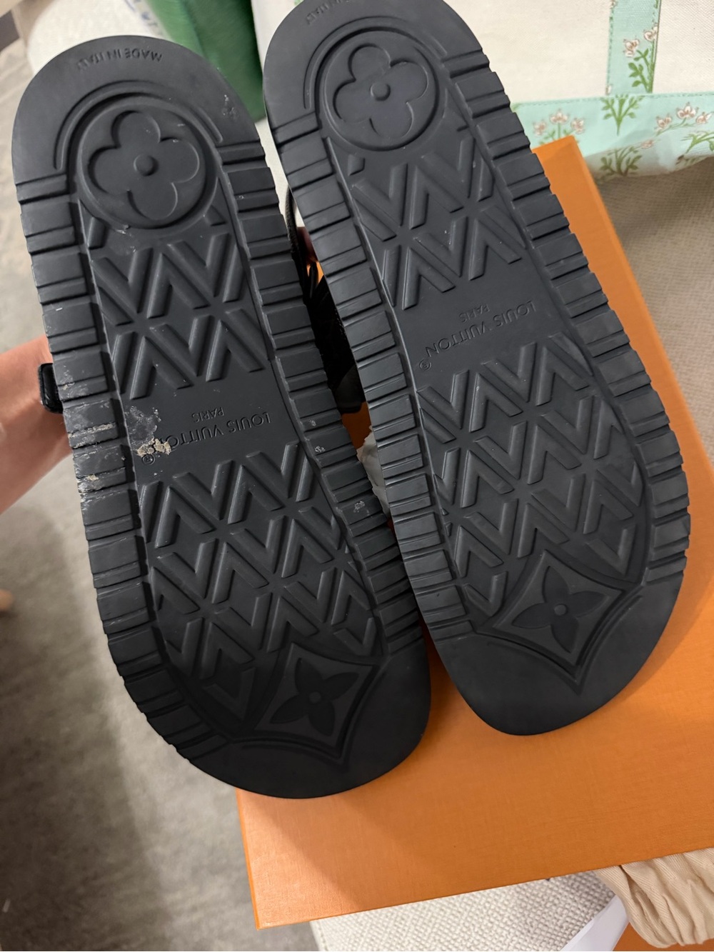 Louis Vuitton Sunset Comfort Flat Sandals - LV Monogram (Size 42 EU) - Picture 6 of 12